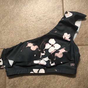 Albion Fit orchid wave icon swim top